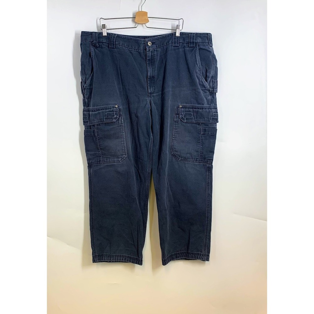 Duluth Trading Men's Fire‎ Hose Relaxed Fit Cargo Work Pants Size 46x32